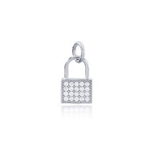 🔒✨ Padlock Charm Pendant - 925 Sterling Silver 🛡️💎